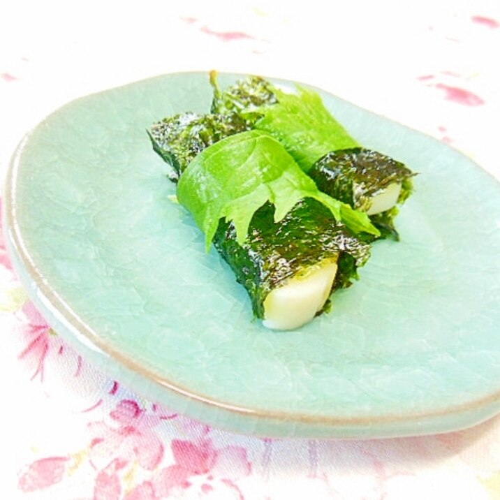 ❤韓国海苔と蒲鉾と大葉のワサマヨ巻き❤